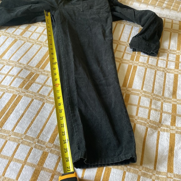 OUTERKNOWN Cotton/Hemp Corduroy Boiler Jumpsuit sz M - Distressed Black - Picture 10 of 14